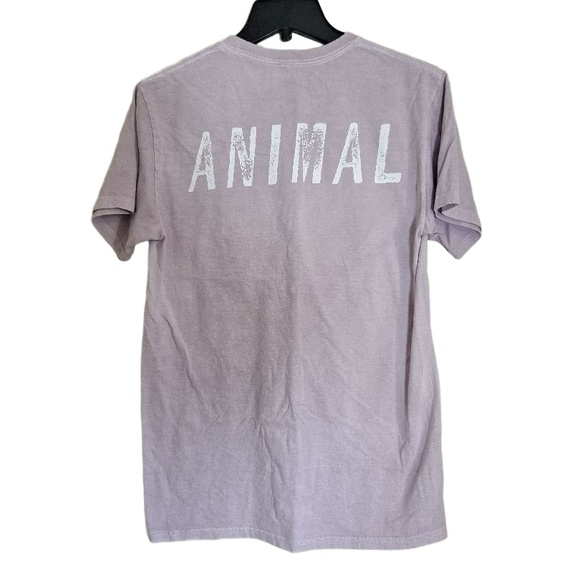 Def Leppard Light Purple Graphic Animal Rock Music Band Tee T-Shirt Size M - Picture 5 of 5